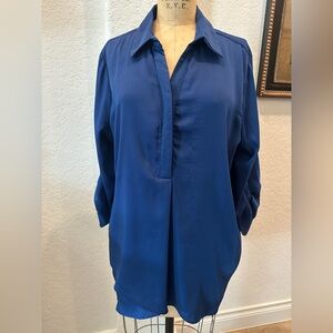Renuar Royal Blue Silky Tunic